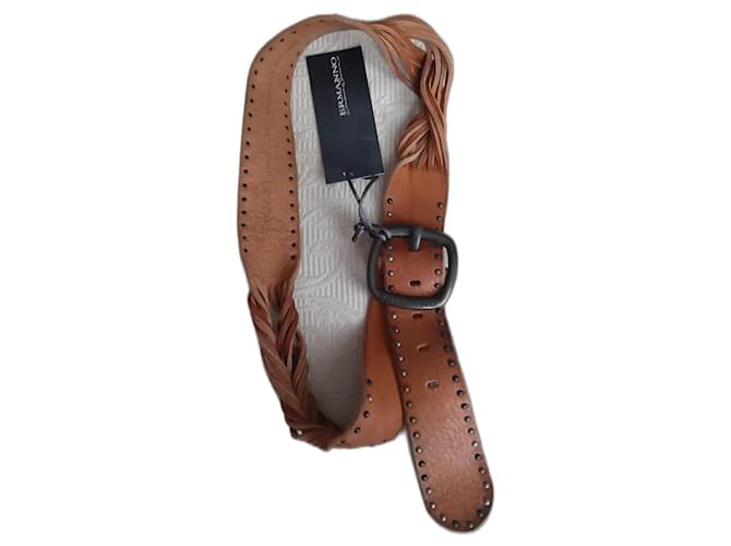 Ermanno Scervino Belts Light brown Leather  ref.1157884