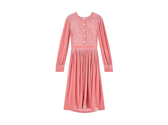Lk Bennett Velvet dress Pink  ref.1157972