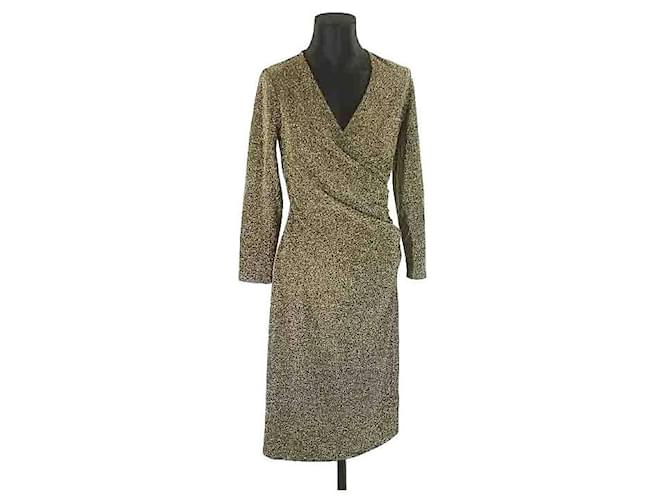 Lk Bennett Golden dress Polyester  ref.1157973