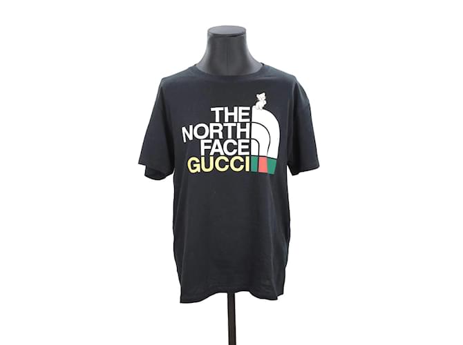 Gucci T-shirt The North Face x en coton Noir  ref.1158010