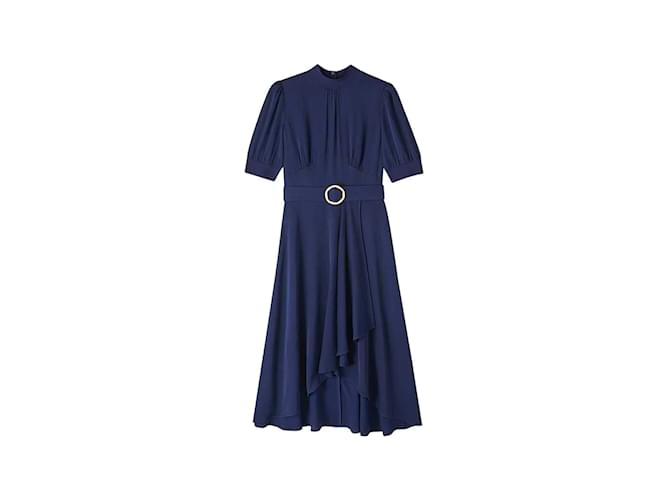 Lk Bennett Dress Blue Viscose  ref.1158015