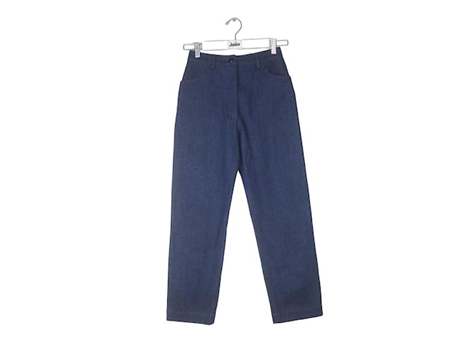 Alaïa Jeans de algodão Azul marinho  ref.1158054
