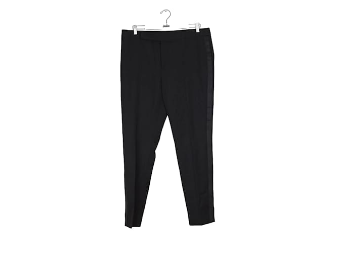 Saint Laurent pantalones de lana Negro  ref.1158079