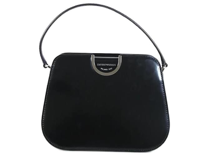 Armani Handtaschen aus Leder Schwarz  ref.1158087