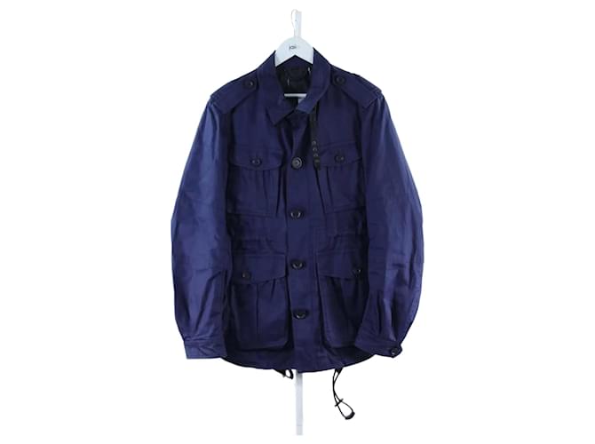 Burberry Cotton Jacket Blue  ref.1158104