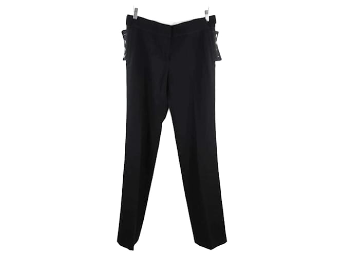 Louis Vuitton Pantalon en laine Noir  ref.1158143