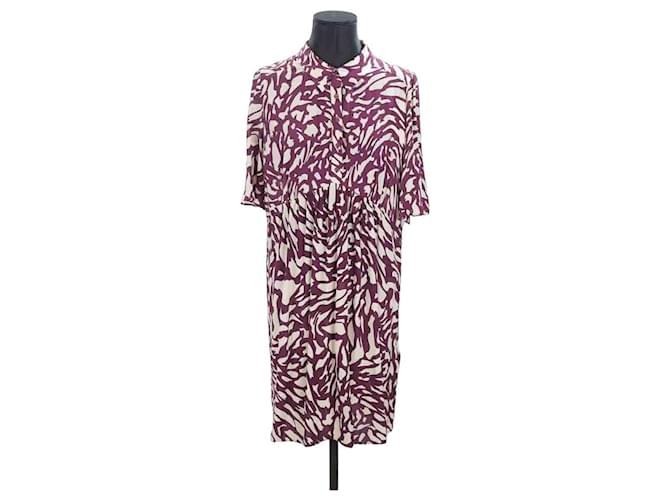 Bash Bordeaux dress Dark red Viscose  ref.1158146