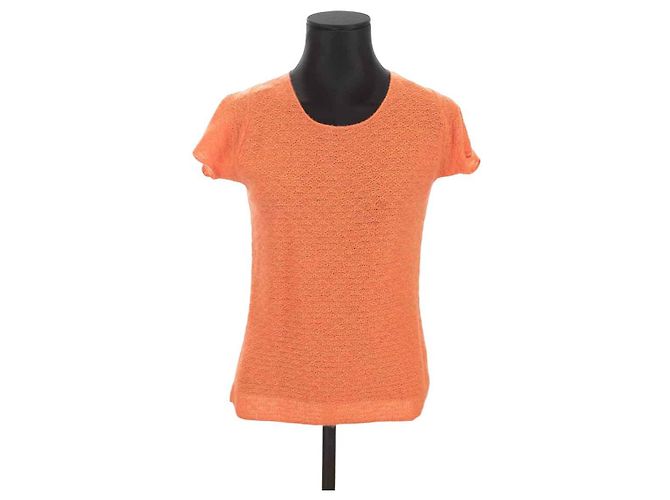 Franck Namani Top de cachemir Naranja