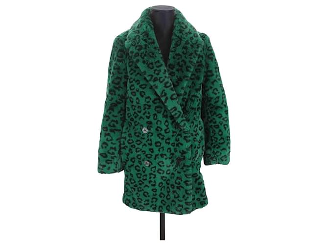 Zadig & Voltaire Green coat Polyester  ref.1158158