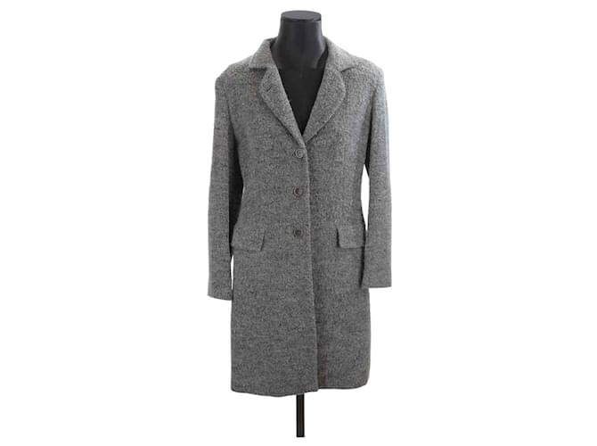 Gerard Darel Wool coat Grey  ref.1158163