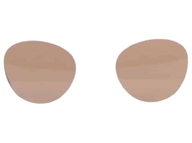 Emmanuelle Khanh Óculos de sol brancos Plástico  ref.1158184