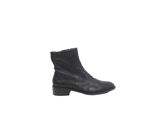 Stouls Leather boots Black  ref.1158193