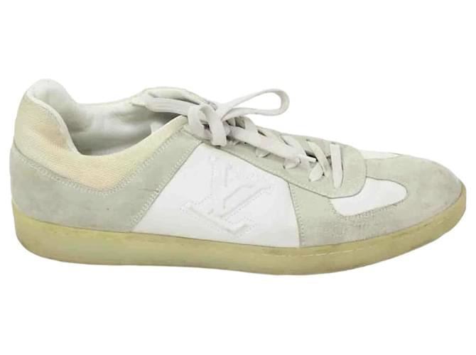 Louis Vuitton suede sneakers White Deerskin  ref.1158211
