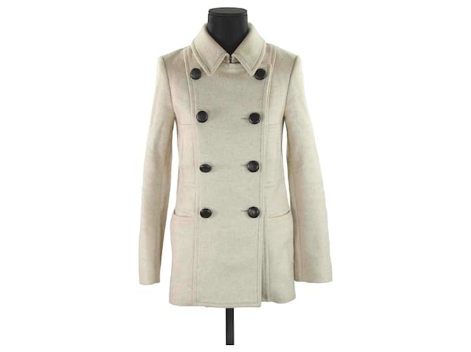 Isabel Marant Wool coat Beige  ref.1158214