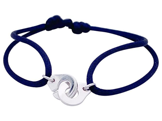 Menottes R15 White Gold Cord Bracelet | Dinh Van | 341108