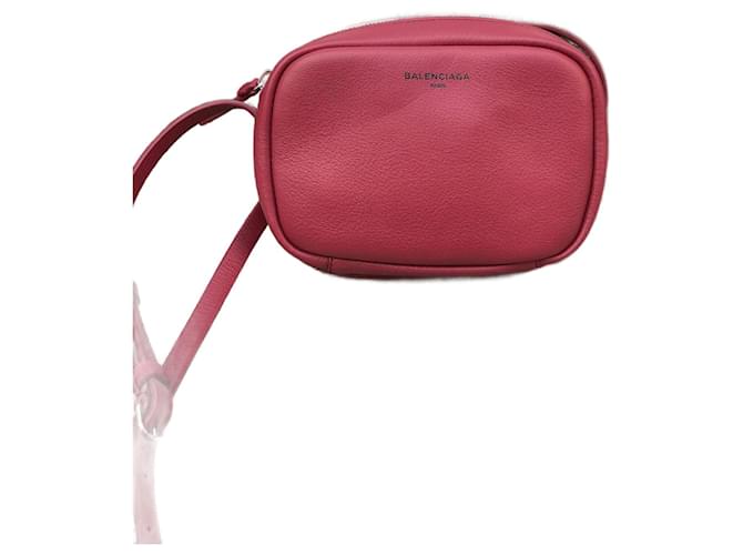 Everyday Bolsas BALENCIAGA T.  Couro Bordeaux  ref.1158348