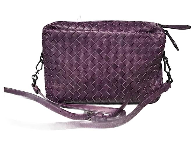 BOTTEGA VENETA  Handbags T.  leather Purple  ref.1158351