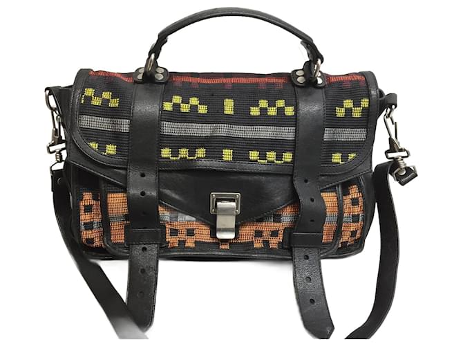 PROENZA SCHOULER  Handbags T.  cotton Black  ref.1158378