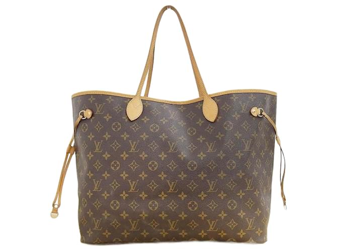 Louis Vuitton Monogram Neverfull GM Sac cabas en toile M40157 en bon état Marron  ref.1158522