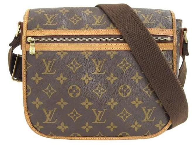 Louis Vuitton Monogram Bosphore Messenger Bag Canvas Crossbody Bag M40106 in Good condition Brown Cloth  ref.1158535