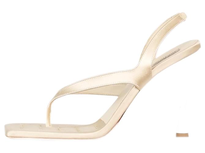 Autre Marque Nude sandal heels - size EU 38  ref.1158586