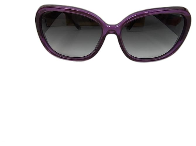Louis Vuitton occhiali da sole Viola scuro Acetato  ref.1158608