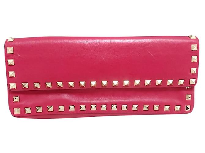 Valentino Garavani Rockstud Pink Leather  ref.1158889