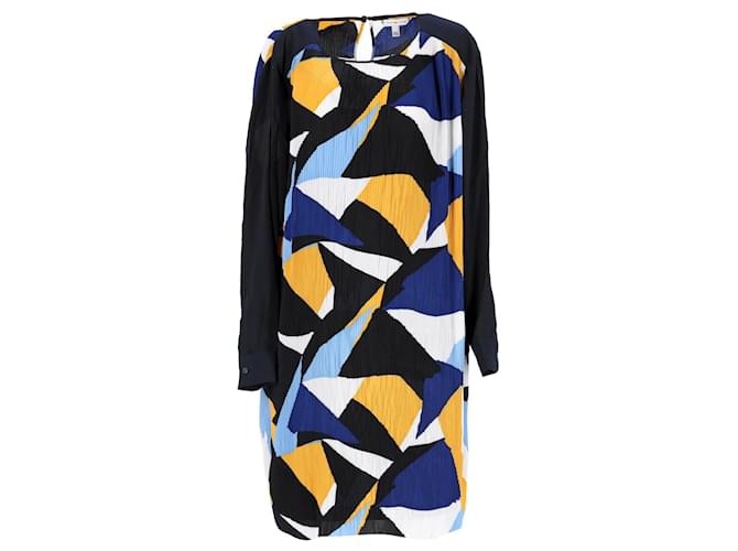 Tommy Hilfiger Womens Regular Fit Crepe Dress in Multicolor Polyester Multiple colors  ref.1159047