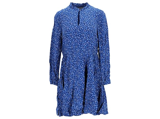 Tommy Hilfiger Womens Regular Fit Dress Blue Viscose Cellulose fibre  ref.1159054