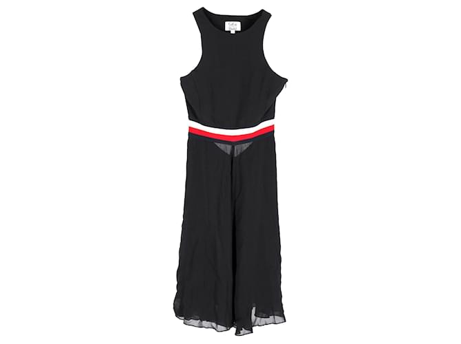 Tommy Hilfiger Womens Gigi Hadid Mini Dress Black Viscose Cellulose fibre  ref.1159055