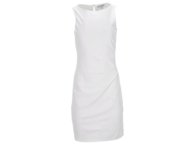 Mini abito aderente senza maniche da donna Tommy Hilfiger in poliestere color crema Bianco Crudo  ref.1159137