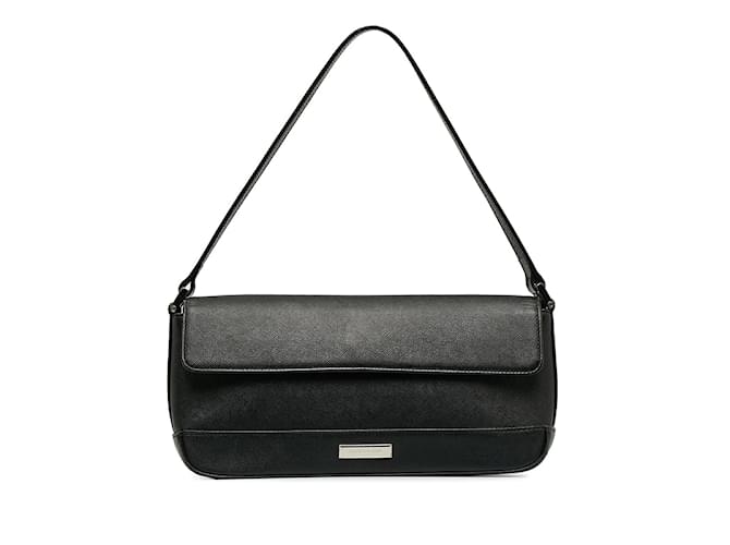 Burberry Leather Shoulder Bag Black Pony-style calfskin  ref.1159218