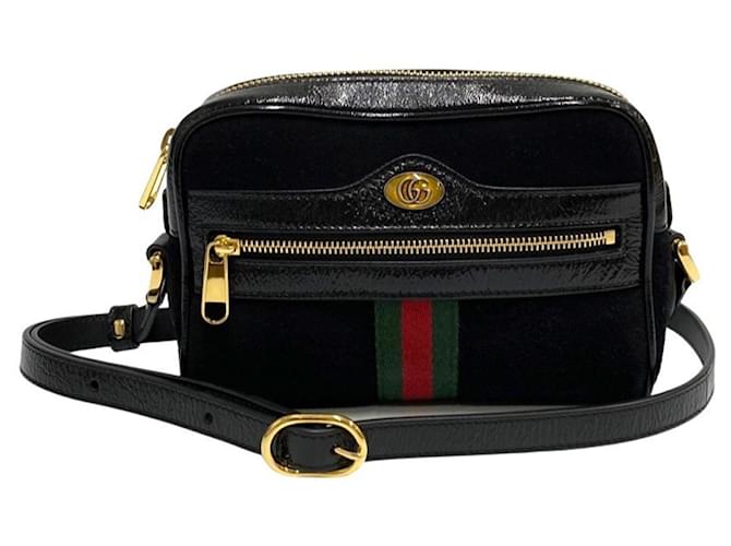 Gucci Ophidia Black Suede  ref.1159312