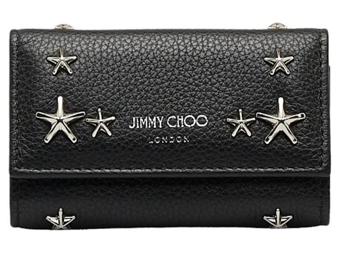 Jimmy Choo studs Black Leather  ref.1159451