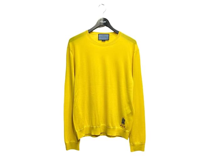 Gucci Sweaters Yellow Wool  ref.1159852