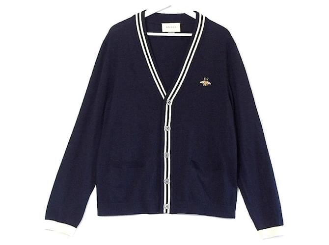 Gucci Blazers Jackets Navy blue Wool  ref.1159950