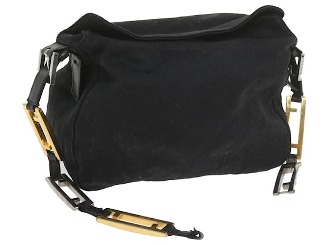 FENDI Shoulder Bag Nylon Black Auth ac2440  ref.1160013