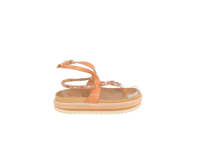 Isabel Marant Leather sandals Beige  ref.1160072