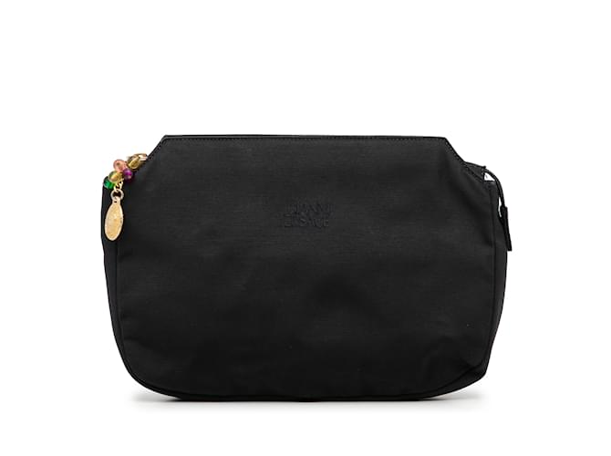 Black Versace Medusa Pouch Synthetic  ref.1160230