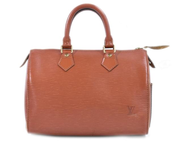 Louis Vuitton Speedy 25 Brown Leather  ref.1160464