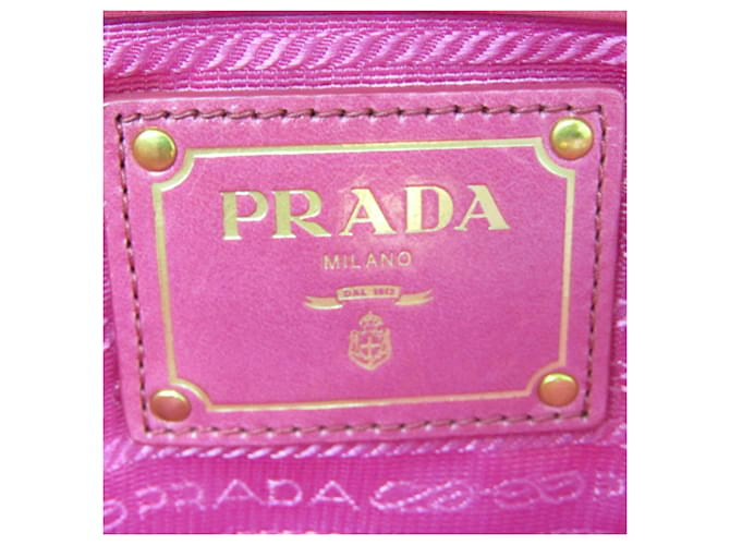 Prada Vitello Pink Leder  ref.1160477