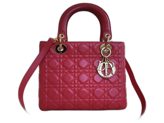 Christian Dior Lady Dior rosso e oro