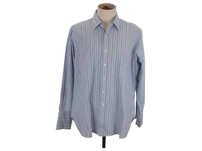 Autre Marque Cotton shirt Blue  ref.1160555