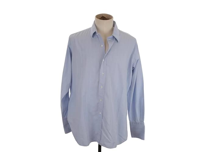 Autre Marque Camicia di cotone Blu  ref.1160556