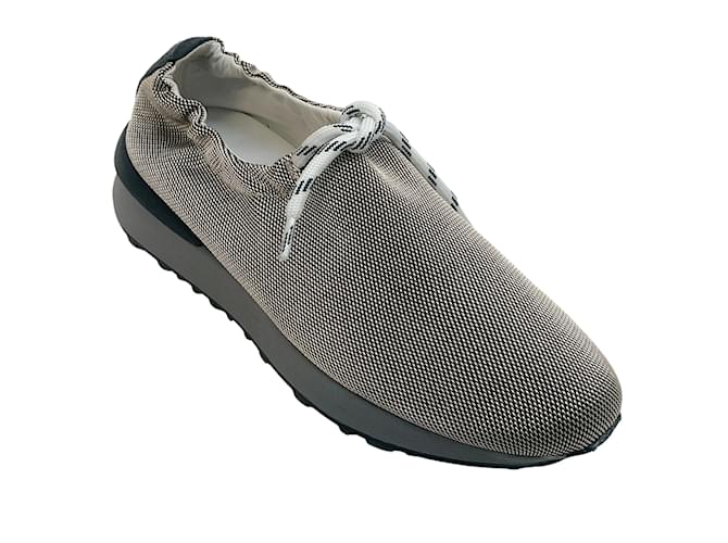 Autre Marque Henry Beguelin Scarpa Sport Gesso Shoes Grey Cloth  ref.1160613