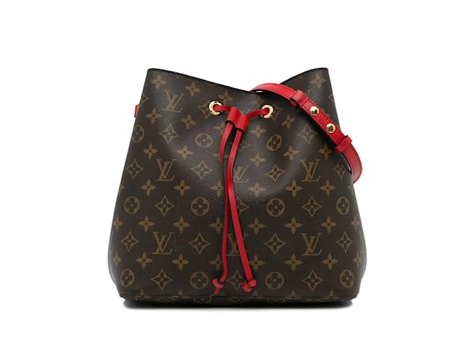 Bolsa Louis Vuitton Monograma Neonoe MM Marrom Couro  ref.1160736