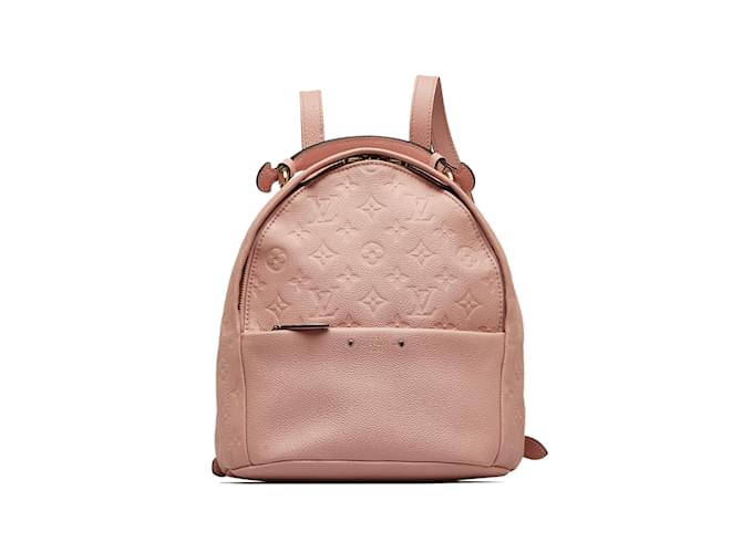 Pink Louis Vuitton Monogram Empreinte Sorbonne Backpack Leather  ref.1160749
