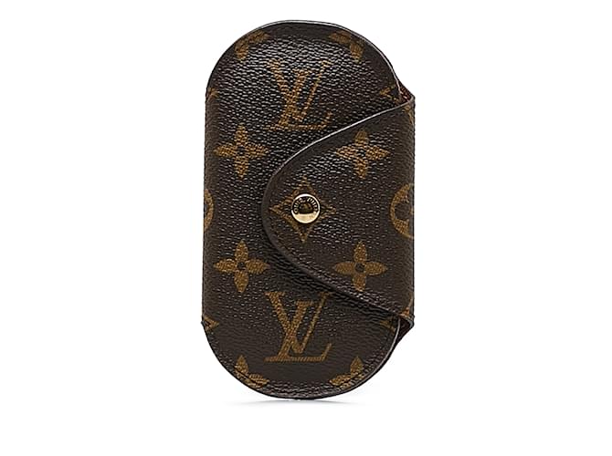 Brauner Louis Vuitton-Monogramm-Multicles-Ron-GM-Schlüsselhalter Leinwand  ref.1160777