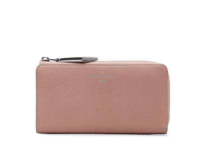 Pink Louis Vuitton Taurillon Comete Wallet Leather  ref.1160793
