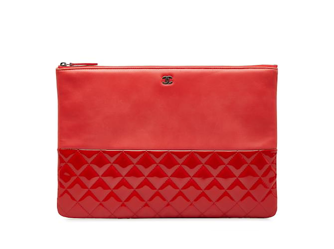 Pochette chanel sale rossa